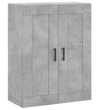 Highboard Betongrau 69,5x34x180 cm Holzwerkstoff