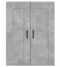 Highboard Betongrau 69,5x34x180 cm Holzwerkstoff