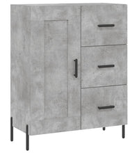 Highboard Betongrau 69,5x34x180 cm Holzwerkstoff