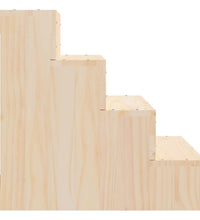 Haustiertreppe 40x49x47 cm Massivholz Kiefer