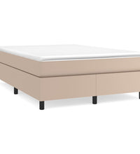 Boxspringbett Matratze Cappuccino-Braun 180x200 cm Kunstleder