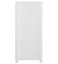 Beistellschrank Weiß 100x40x90 cm Massivholz Kiefer