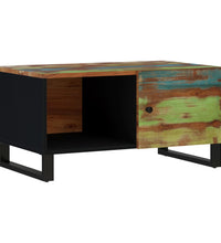 Couchtisch 80x50x40 cm Altholz Massiv & Holzwerkstoff