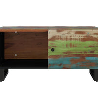 Couchtisch 80x50x40 cm Altholz Massiv & Holzwerkstoff