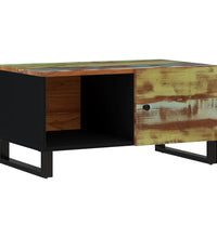 Couchtisch 80x50x40 cm Altholz Massiv & Holzwerkstoff