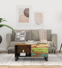 Couchtisch 80x50x40 cm Altholz Massiv & Holzwerkstoff