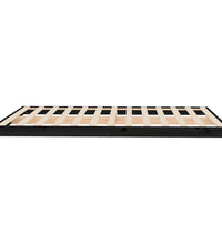 Massivholzbett Schwarz 140x200 cm Kiefer