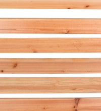 Gartenbank 116 cm Gusseisen und Massivholz Tanne