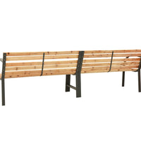 Doppel-Gartenbank 225 cm Massivholz Tanne