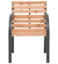Gartenstühle 2 Stk. Massivholz Tanne