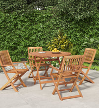 5-tlg. Garten-Essgruppe Massivholz Akazie