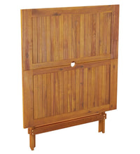 Gartentisch Klappbar 90x90x75 cm Massivholz Akazie