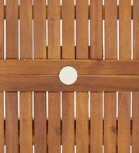 Gartentisch Klappbar 90x90x75 cm Massivholz Akazie