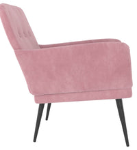 Sessel Rosa 62x79x79 cm Samt