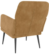 Sessel Braun 62x79x79 cm Samt