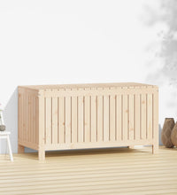 Gartentruhe 121x55x64 cm Massivholz Kiefer