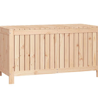 Gartentruhe 121x55x64 cm Massivholz Kiefer