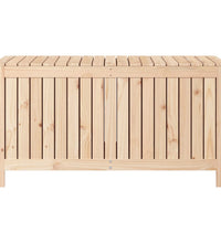 Gartentruhe 121x55x64 cm Massivholz Kiefer
