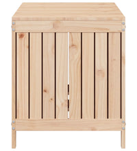 Gartentruhe 121x55x64 cm Massivholz Kiefer