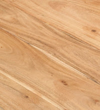 Esstisch Schwarz 180x90x77 cm Massivholz Akazie