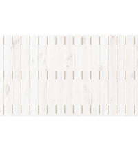 Wand-Kopfteil Weiß 108x3x60 cm Massivholz Kiefer