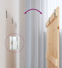 Wand-Kopfteil 140x3x90 cm Massivholz Kiefer