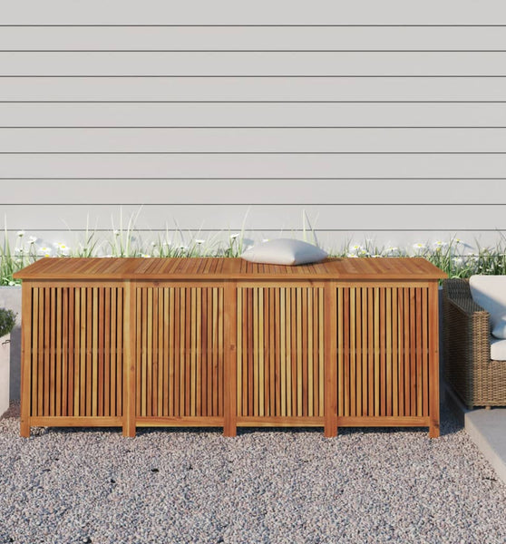 Gartenbox 200x80x75 cm Massivholz Akazie