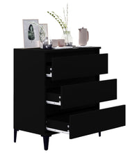 Sideboard Schwarz 60x35x70 cm Holzwerkstoff