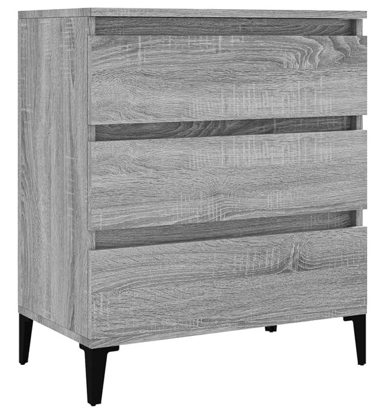 Sideboard Grau Sonoma 60x35x70 cm Holzwerkstoff