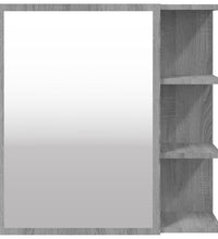 Bad-Spiegelschrank Grau Sonoma 62,5x20,5x64 cm Holzwerkstoff