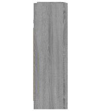 Bad-Spiegelschrank Grau Sonoma 62,5x20,5x64 cm Holzwerkstoff