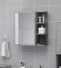 Bad-Spiegelschrank Grau Sonoma 62,5x20,5x64 cm Holzwerkstoff