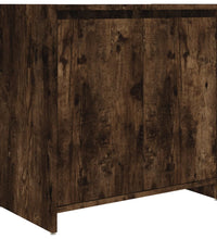 Badschrank Räuchereiche 60x33x61 cm Holzwerkstoff