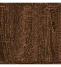 Wandregal Braun Eichen-Optik 102x30x29 cm Holzwerkstoff