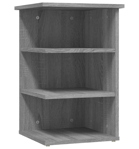 Beistellregal Grau Sonoma 35x35x55 cm Holzwerkstoff