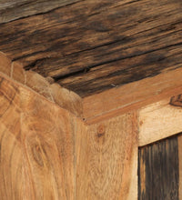 Sideboard 55x33x75 cm Massivholz Akazie und Altholz