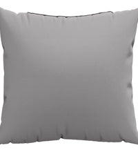 Sofakissen 4 Stk. Grau 40x40 cm Stoff