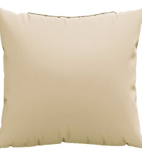 Sofakissen 4 Stk. Beige 40x40 cm Stoff