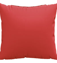 Sofakissen 4 Stk. Rot 40x40 cm Stoff