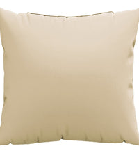 Sofakissen 4 Stk. Beige 50x50 cm Stoff