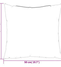 Zierkissen 4 Stk. Mehrfarbig 50x50 cm Stoff