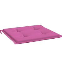 Gartenstuhl-Kissen 4 Stk. Rosa 40x40x3 cm Stoff