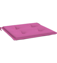 Gartenstuhl-Kissen 2 Stk. Rosa 50x50x3 cm Stoff