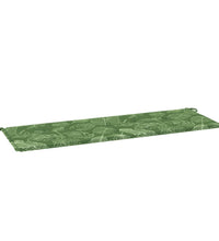 Gartenbank-Auflage Blattmuster 150x50x3 cm Oxford-Gewebe