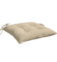 Stuhlkissen 2 Stk. Beige 40x40x7 cm Oxford-Gewebe