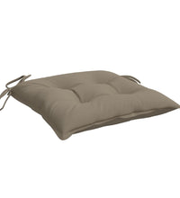 Stuhlkissen 2 Stk. Taupe 40x40x7 cm Oxford-Gewebe