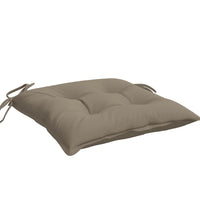 Stuhlkissen 6 Stk. Taupe 40x40x7 cm Oxford-Gewebe