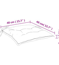 Stuhlkissen 2 Stk. Rosa 40x40x7 cm Stoff