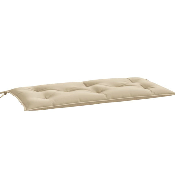 Gartenbank-Auflage Beige 100x50x7 cm Oxford-Gewebe