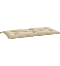 Gartenbank-Auflagen 2 Stk. Beige 100x50x7 cm Oxford-Gewebe